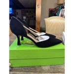 Sam Edelman  Victoria D'Orsay Pointed Toe Pump Size 9.5 Black Suede Photo 2