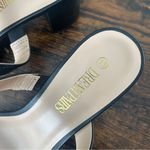 NWT Dream Paris Elegant Black Heeled Sandals Heels Formal Party Wedding Classic Size 9.5 Photo 3