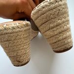 Gentle Souls  Colleen Espadrille Wedge Sandals Womens 8 M Grey Tan Suede Shoes Photo 9