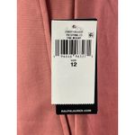 NEW Ralph Lauren Pink Satin High Waisted Straight Trousers Dress Pants Size 12 Photo 3