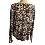 Time and Tru Brown and Black Relaxed Long Sleeve Button Down Cardigan Size undefined Photo 4