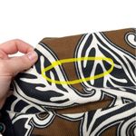 WD•NY NWT WD.NY Brown Black Leaf Scroll Print Embellished Neckline Sheath Dress Photo 6