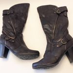 Madison Buckled Vegan Leather Boots Size 7.5 Photo 2