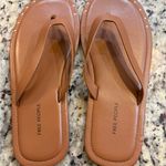 Free People  Tan Sandals with Studded Trim Photo 0