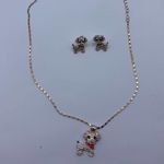 NEW puppy dog earrings & matching dog necklace Photo 12