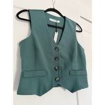 Susana Monaco $148 New  Button Vest - Rosemary - Small Photo 3