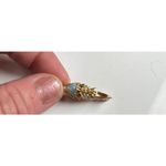 Enamel KOI Gold Fish Moveable Articulated Pendant Charm Cloisonné Orange Photo 10