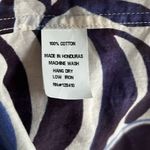 Ann Mashburn  Pleated Wrap Maxi Skirt Floral White Navy Sz Small Photo 6