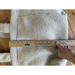 POOLSIDE THE SLOUCHY TEDDY TOTE Cream HTF Sherpa Large Purse Photo 6