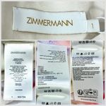 Zimmermann  Crush Belted Twill Shorts US 6 Scarlett Floral Silk Cotton NWT AU 1 Photo 6