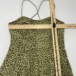 ZARA Dress Womens Small Leopard Print Sleeveless Ruffle Hem Sundress Summer Photo 4