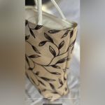 Blumarine velvet leaf logo tote y2k bag purse vtg tan boho large casual fall Brown Photo 7