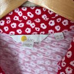 Boden red floral mini tea dress Size 4P Photo 4