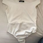 Missguided Off Shoulder Short Sleeve Bodysuit Photo 0