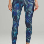 Lululemon Invigorate High Rise Tight 25" Foil In Shapeshifter Flux Blue Size 12 Photo 0