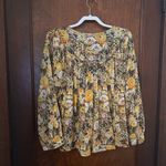 Free People Cool Meadow Floral Printed Top, M Photo 3