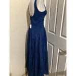 Madewell Dress Womens XS Smocked Maxi Sleeveless Pockets NV423 Summer Casual Photo 3