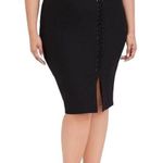 Torrid NWT ~ Black Lace Up Front Slit Stretch Pencil Skirt ~ Womens Plus Size 4X Photo 0