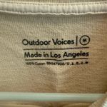 Outdoor Voices 339  Tan Brown Oversized Crewneck Sweater Medium Photo 4