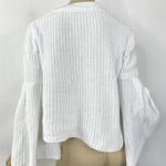 Free People  V Neck Bell Sleeves Knit Sweater Photo 2