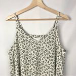 Olive Cream & Black Floral Midi Slip Dress M Size M Photo 2