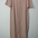 ZARA Blush Pink Midi Dress Photo 0