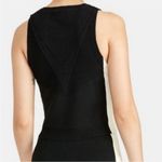 Rachel Rachel Roy Knit Colorblock Cropped Tank Black Size M Photo 1