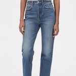 Gap Raw Hem Cheeky Straight High Rise Jeans Photo 3