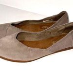 Toms Jutti Suede Canvas Ballet Flats Size 8 Photo 0