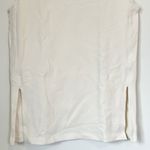 Madewell NWT Sleeveless Boatneck Side Slit Tank in Ivory - Size: Small Photo 4