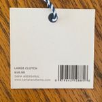 Tartan + Twine Cream Clutch with Gold Detail White Photo 2