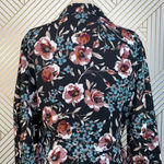 Lulus Such a Beauty Black Floral Button-Up Dress Photo 8