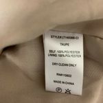 Lush Clothing Lush Womens Beige Faux Fur Long Sleeve Coat Photo 5