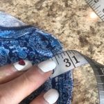 Kenar  Size 2X Paisley Blue and White V Neck Blouse Photo 4