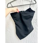 NWOT $600 Cushnie Strapless Asymmetrical Crepe Corset Top Black Women's Size 0 Photo 2