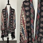Anthropologie Guinevere Merino Wool Cardigan Sweater Bohemian Gypsy Fringe Small Photo 5
