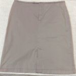 Roxy  Vintage Y2K Mid Length Gray Pencil Front Slit Skirt Size 13 GUC Photo 1