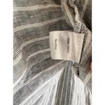 J.Jill Love Linen 100% Linen Lagenlook Pull on Maxi Dress L Petite Gray White Photo 2