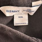 Old Navy The Boyfriend Linen Shirt Black XXL Photo 6