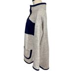 Anthropologie Moth Colorblocked 100% Wool Sweater Coat Gray Size XS Photo 4