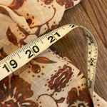 Nanette Lepore  NWT orange floral ruffle sleeve blouse small Photo 9