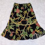 Y2K Vintage Faith Resortwear Tropical Print Sequin Skirt Black Size M Size M Photo 13