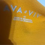 Ava & Viv  Yellow‎ Short Sleeve Top Photo 3