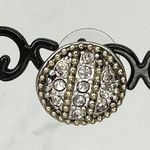 Chico's Rhinestone Studded Stud Earrings Pierced Pair Photo 4