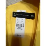 NY & Company Low V MIDI Dress Sz XXL NWT Yellow Photo 2