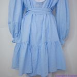 Eloquii NEW  Baby Blue Textured Cotton‎ Easy Day Dress, size 16 Photo 4