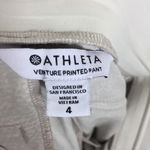 Athleta Venture Joggers Size 4 Printed Pant Viper Grey Workout Stretch Comfy Photo 4