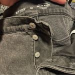 Old Navy Womens Shorts Washed Black Button Fly Sky Hi A Line High Rise Size 24 Photo 9