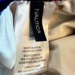 Nautica Bright Colorful Cross Back One Piece Swimsuit In to the Jungle size L Photo 14