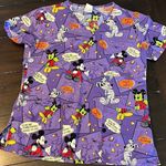 Disney  Mickey Mouse Halloween scrub top Photo 0